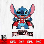 Carolina Hurricanes Stitch Vampire halloween Svg Eps Dxf Png File, NHL svg, Digital Download, Instant Download