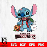 Carolina Hurricanes Stitch Zombie Svg Eps Dxf Png File, NHL svg, Digital Download, Instant Download