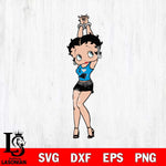 Carolina Panthers Betty Boop Love NFL Svg Eps Dxf Png File, Digital Download, Instant Download