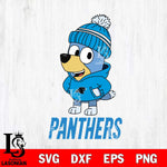 Carolina Panthers Bluey Hoodie Sport Svg Eps Dxf Png File, Digital Download ,Instant Download, Cricut File