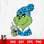 Carolina Panthers Boujee Grinch 3 Svg Eps Dxf Png File, Digital Download, Instant Download