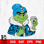 Carolina Panthers Boujee Grinch 7 Svg Eps Dxf Png File, Digital Download, Instant Download