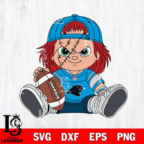 Carolina Panthers Chucky Horror 11 Svg Eps Dxf Png File, NFL svg, Digital Download, Instant Download