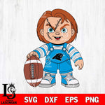 Carolina Panthers Chucky Horror 7 Svg Eps Dxf Png File, NFL svg, Digital Download, Instant Download