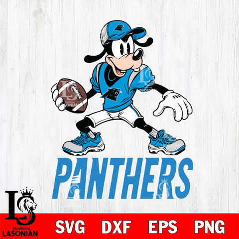 Carolina Panthers Goofy Disney, Svg Eps Dxf Png File, Digital Download