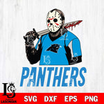 Carolina Panthers Jason Voorhees 11 Svg Eps Dxf Png File, Digital Download