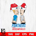 Carolina Panthers Merry KissMyass Svg Eps Dxf Png File,NCAA Svg Files,Digital Download,Sublimation,Instant Download