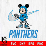 Carolina Panthers Mikey Mouse Disney NIKE, Svg Eps Dxf Png File, Digital Download