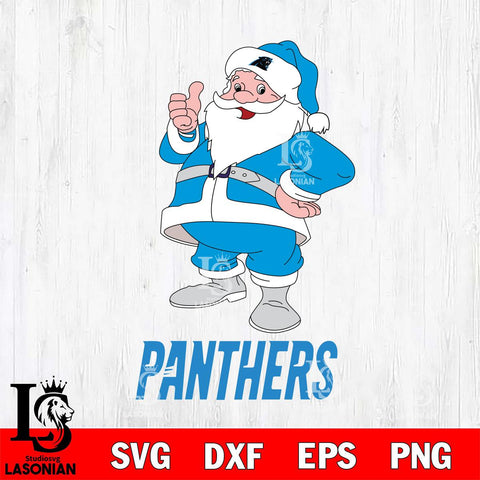 Carolina Panthers Santa claus Svg Eps Dxf Png File,NFL Svg Files,Digital Download,Sublimation,Instant Download