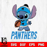 Carolina Panthers Stitch Disney, Svg Eps Dxf Png File, Digital Download