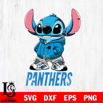 Carolina Panthers Stitch Disney NFL Svg Eps Dxf Png File, Digital Download, Instant Download