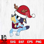 Central Michigan Chippewas Bluey Santa Claus Christmas Svg Eps Dxf Png File, Digital Download, Instant Download