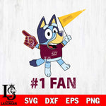 Central Michigan Chippewas Bluey #1 Fan Svg Eps Dxf Png File,NCAA Svg Files,Bluey svg ,Digital Download ,Instant Download, Cricut File