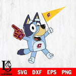 Central Michigan Chippewas Bluey flag Svg Eps Dxf Png File, Digital Download, Instant Download