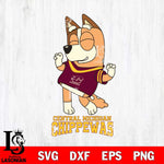 Central Michigan Chippewas Chilli Dance Sport Svg Eps Dxf Png File, Digital Download, Instant Download