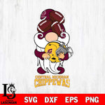 Central Michigan Chippewas Gnomes Helmet Svg Eps Dxf Png File, Digital Download, Instant Download