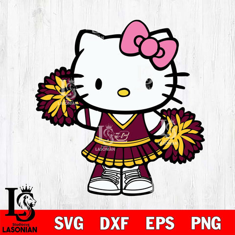 Central Michigan Chippewas Hello Kitty Cheerleader 11 Svg Eps Dxf Png File, Digital Download, Instant Download