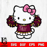 Central Michigan Chippewas Hello Kitty Cheerleader 3 Svg Eps Dxf Png File, Digital Download, Instant Download