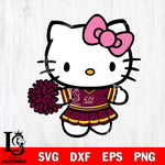 Central Michigan Chippewas Hello Kitty Cheerleader 8 Svg Eps Dxf Png File, Digital Download, Instant Download