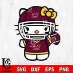 Central Michigan Chippewas Hello Kitty sport 6 Svg Eps Dxf Png File, NCAA svg, Digital Download, Instant Download