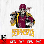 Central Michigan Chippewas Jason Voorhees 2 Svg Eps Dxf Png File, Digital Download