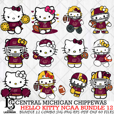 Central Michigan Chippewas NCAA Bundle 12 Svg Eps Dxf Png File, NCAA svg, Digital Download, Instant Download