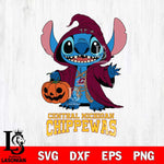 Central Michigan Chippewas Stitch Horror Svg Eps Dxf Png File, NCAA svg, Digital Download, Instant Download