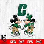 Charlotte 49ers Fan Minnie And Mickey Love Svg Eps Dxf Png File, Digital Download, Instant Download