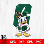 Charlotte 49ers Fancy Daisy Duck Disney Svg Eps Dxf Png File, Digital Download, Instant Download