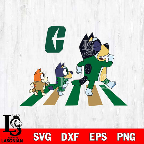 Charlotte 49ers Bluey 6 Svg Eps Dxf Png File, Digital Download, Instant Download