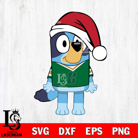 Charlotte 49ers Bluey Dog Christmas Svg Eps Dxf Png File, Digital Download, Instant Download