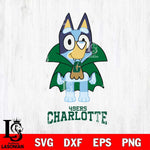 Charlotte 49ers Bluey Dracula Halloween Svg Eps Dxf Png File, Digital Download, Instant Download