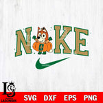 Charlotte 49ers Bluey Halloween Nike NCAA Svg Eps Dxf Png File, Digital Download, Instant Download