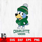 Charlotte 49ers Bluey Hoodie Sport Svg Eps Dxf Png File, Digital Download ,Instant Download, Cricut File