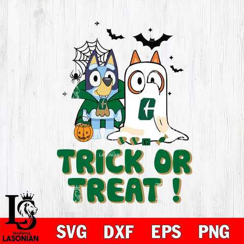 Charlotte 49ers Bluey Trick or Treat Halloween Svg Eps Dxf Png File, Digital Download, Instant Download