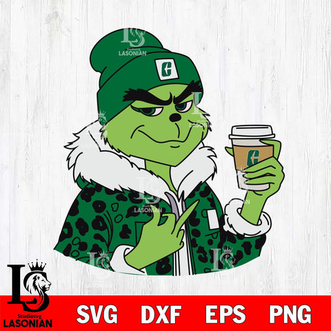 Charlotte 49ers Boujee Grinch 7 Svg Eps Dxf Png File, Digital Download, Instant Download