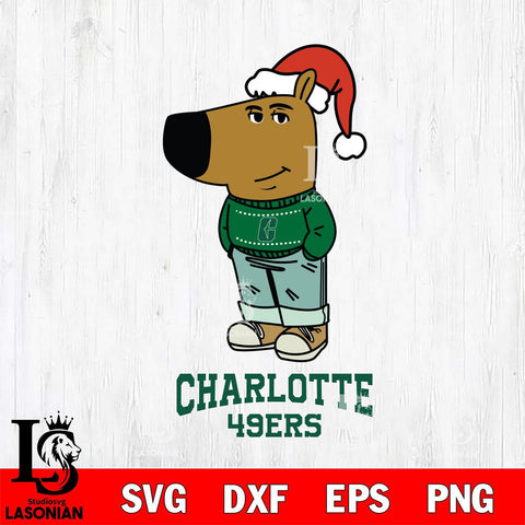 Charlotte 49ers Chill Guy Christmas Svg Eps Dxf Png File,NCAA Svg Files,Chill Guy svg ,Digital Download ,Instant Download, Cricut File