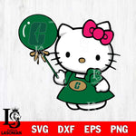 Charlotte 49ers Cute Hello Kitty 2 Svg Eps Dxf Png File, Digital Download, Instant Download