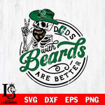 Charlotte 49ers Dad With Beard Are Better Svg Eps Dxf Png File, Digital Download, Instant Download