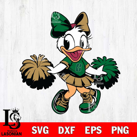 Charlotte 49ers Daisy Duck Cheerleader Svg Eps Dxf Png File, NCAA svg, Digital Download, Instant Download