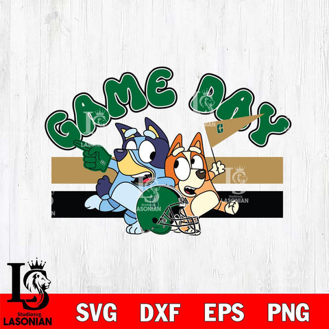 Charlotte 49ers Game Day Bluey Svg Eps Dxf Png File, Digital Download, Instant Download