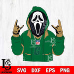 Charlotte 49ers Ghostface Scream Football Halloween Svg Eps Dxf Png File, NCAA svg, Digital Download, Instant Download