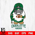 Charlotte 49ers Gnomes Christmas Svg Eps Dxf Png File, Digital Download, Instant Download