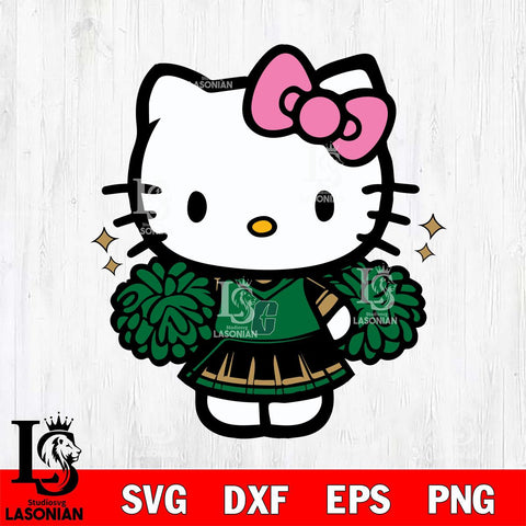 Charlotte 49ers Hello Kitty Cheerleader Svg Eps Dxf Png File, Digital Download, Instant Download