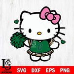 Charlotte 49ers Hello Kitty Cheerleader 6 Svg Eps Dxf Png File, Digital Download, Instant Download