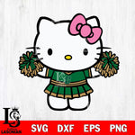 Charlotte 49ers Hello Kitty Cheerleader 9 Svg Eps Dxf Png File, Digital Download, Instant Download