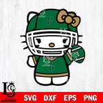 Charlotte 49ers Hello Kitty sport 6 Svg Eps Dxf Png File, NCAA svg, Digital Download, Instant Download