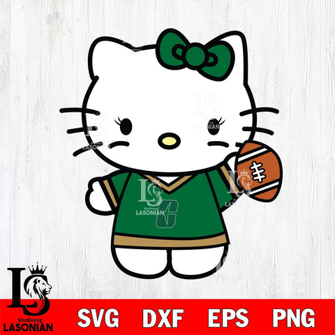 Charlotte 49ers Hello Kitty sport 7 Svg Eps Dxf Png File, NCAA svg, Digital Download, Instant Download