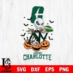 Charlotte 49ers Jack Skellington 2 halloween Svg Eps Dxf Png File, NCAA svg, Digital Download, Instant Download