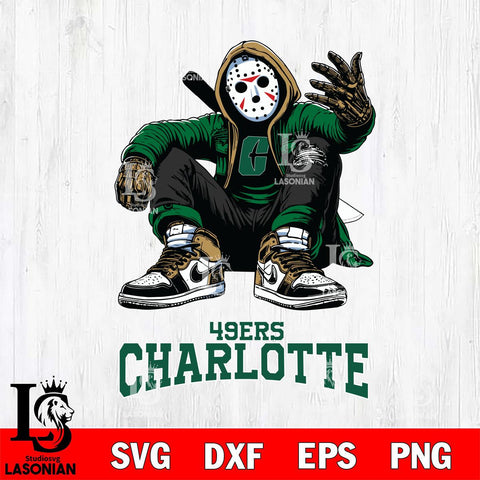 Charlotte 49ers Jason Voorhees Halloween SVG Svg Eps Dxf Png File, Digital Download, Instant Download